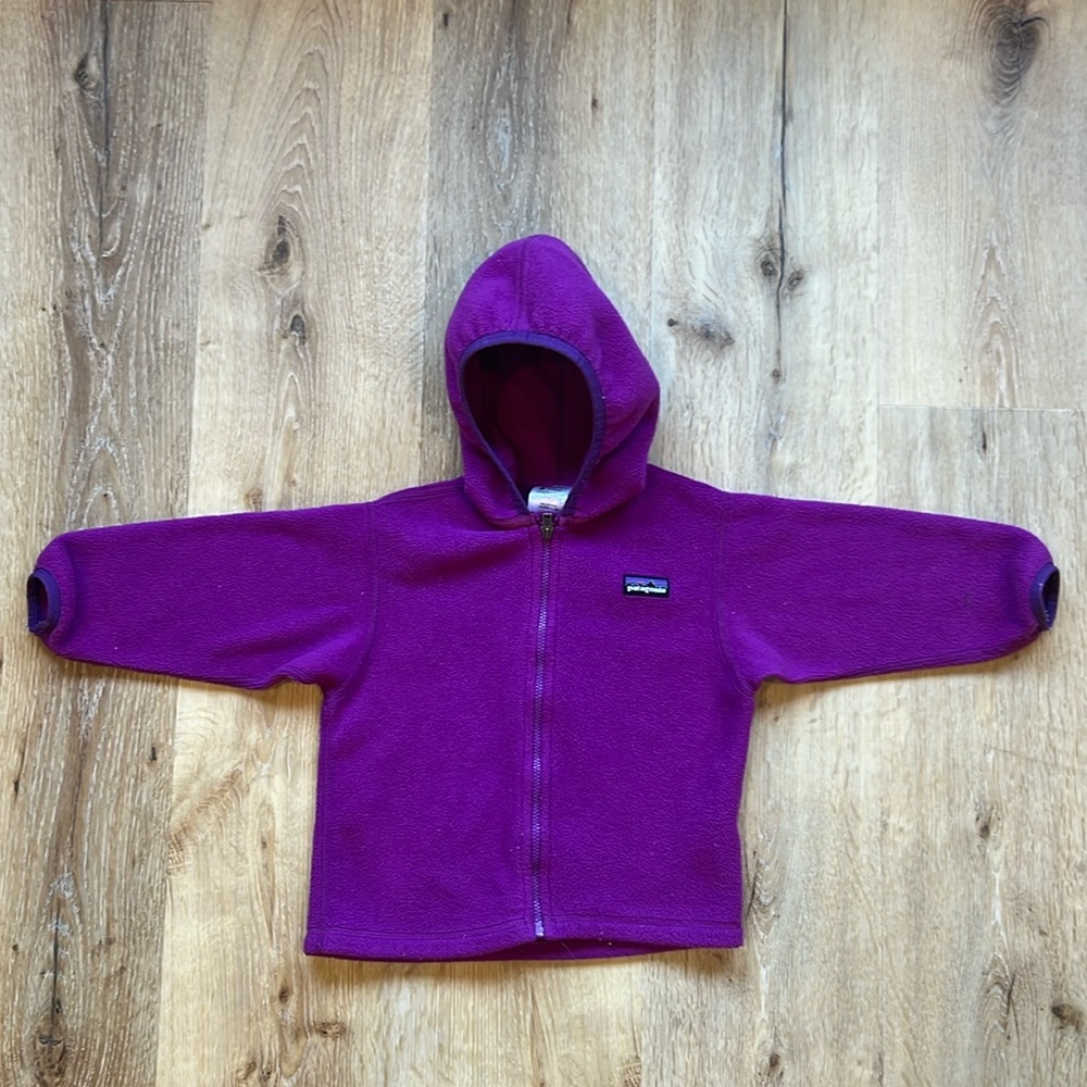 Purple/Plum Girls Patagonia fleece 2T